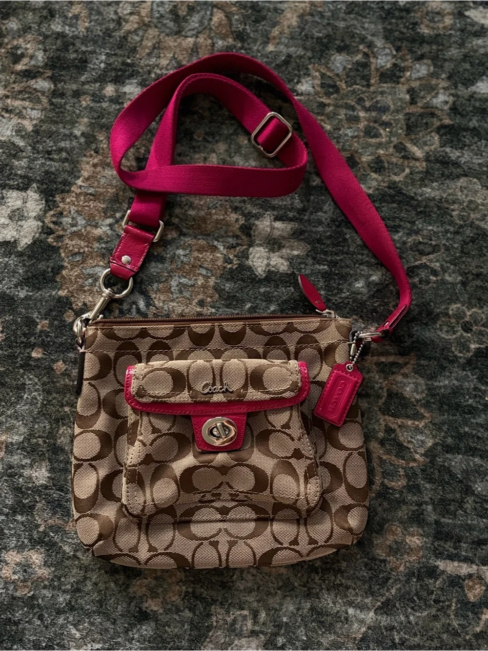 Coach Park Signature Canvas Crossbody